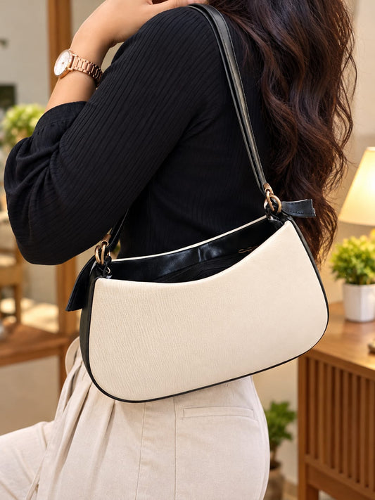 Women’s Premium Beige Sling Bag with Adjustable Shoulder Strap