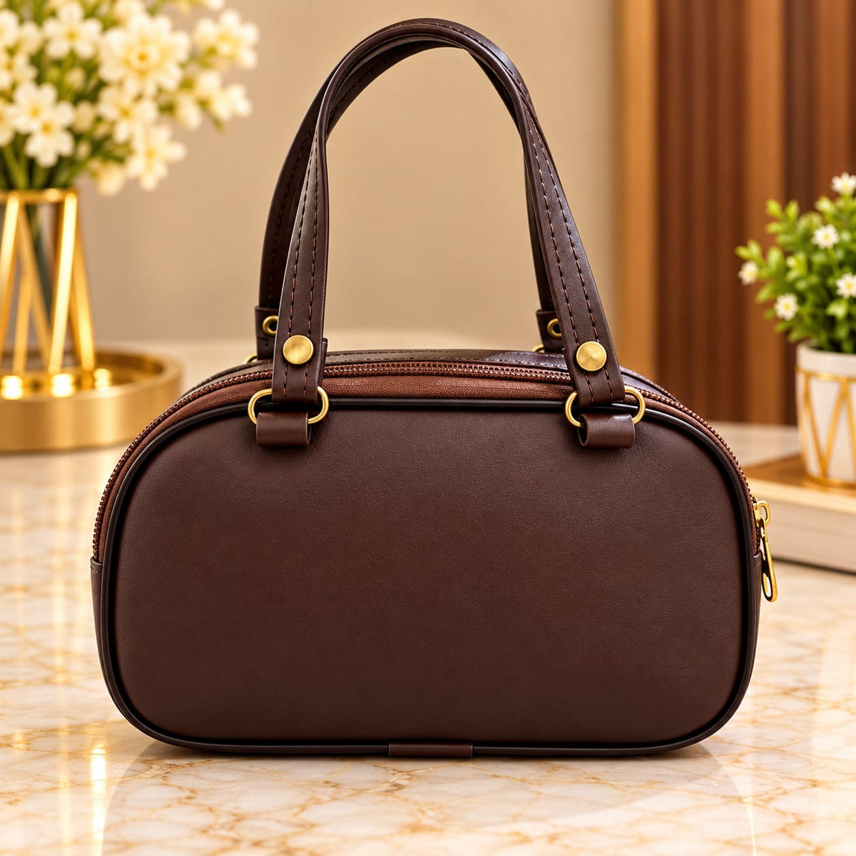 Brown Stylish Ladies Handbag for Women & Girls