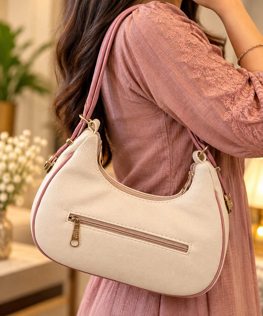 Women’s Premium Beige Sling Bag with Adjustable Shoulder Strap